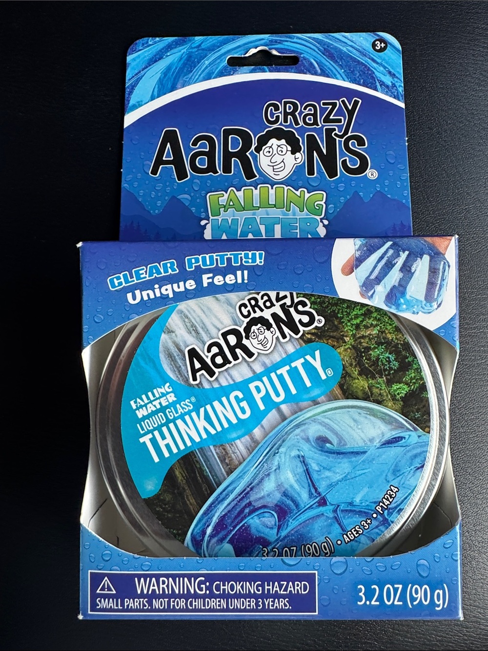 Falling Water Clear Blue Thinking Putty